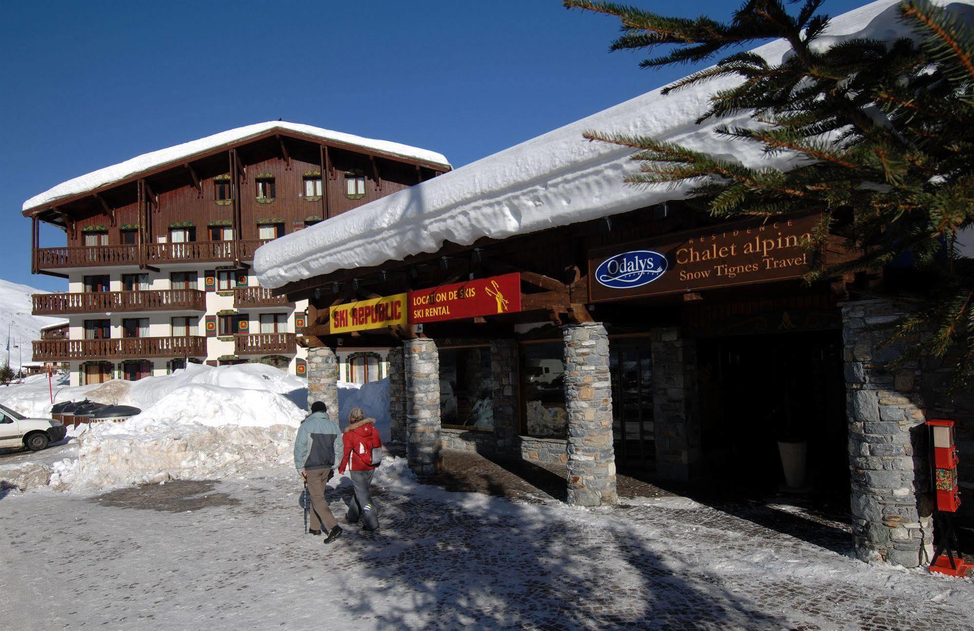 Hôtel Odalys Chalet Alpina Tignes Buitenkant foto
