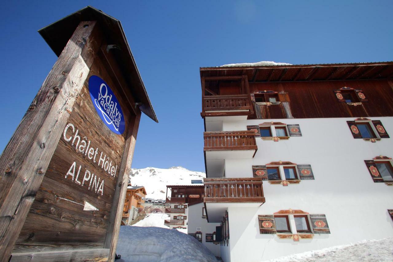 Hôtel Odalys Chalet Alpina Tignes Buitenkant foto